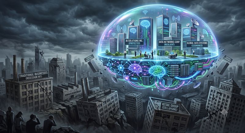 The global economy is splitting into a two speed machine where artificial intelligence value chains decide which nations escape a recession